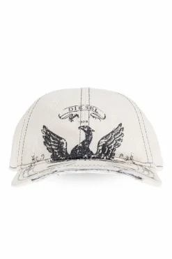 Diesel WHITE Baseball cap