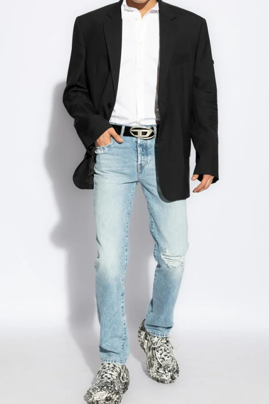 Diesel WHITE Shirt `S-FITTY-A`