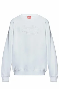 Diesel WHITE Sweatshirt S-MART-BIGOVAL