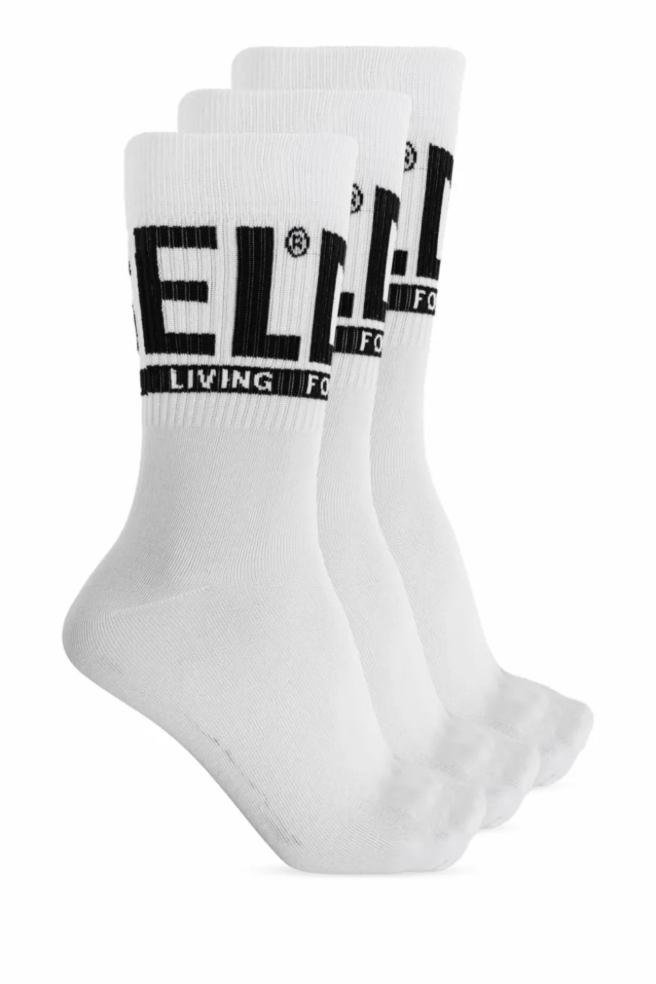 Diesel WHITE Three-pack socks SKM-RAY-THREEPACK