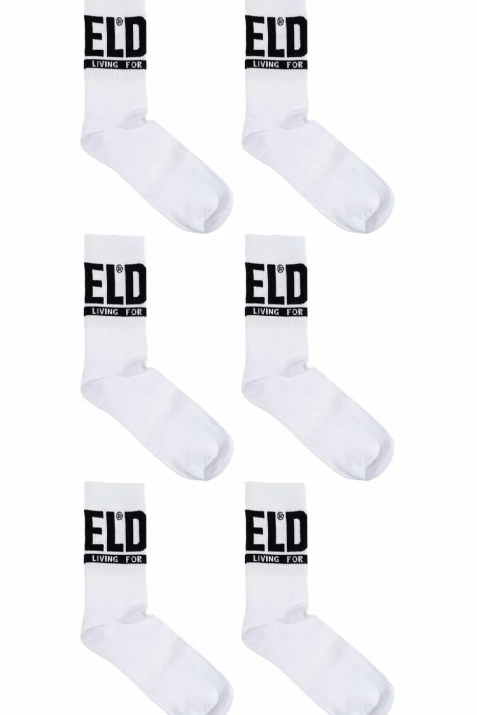 Diesel WHITE Three-pack socks SKM-RAY-THREEPACK
