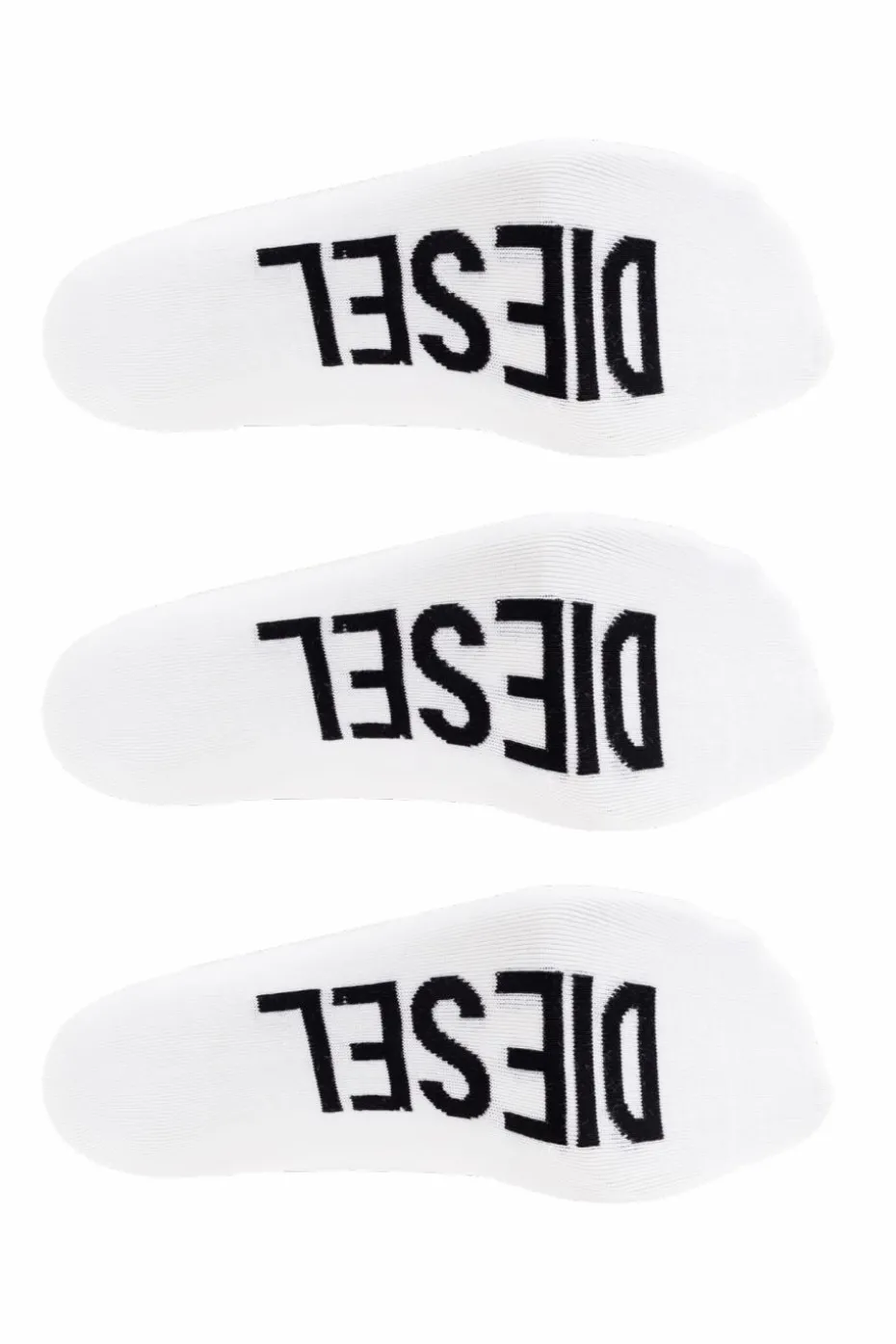 Diesel WHITE Three-pack socks SKM-HIDEPAT-THREEPACK
