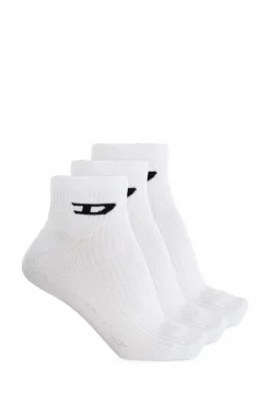 Diesel WHITE Three-pack socks SKM-D-ANKLE