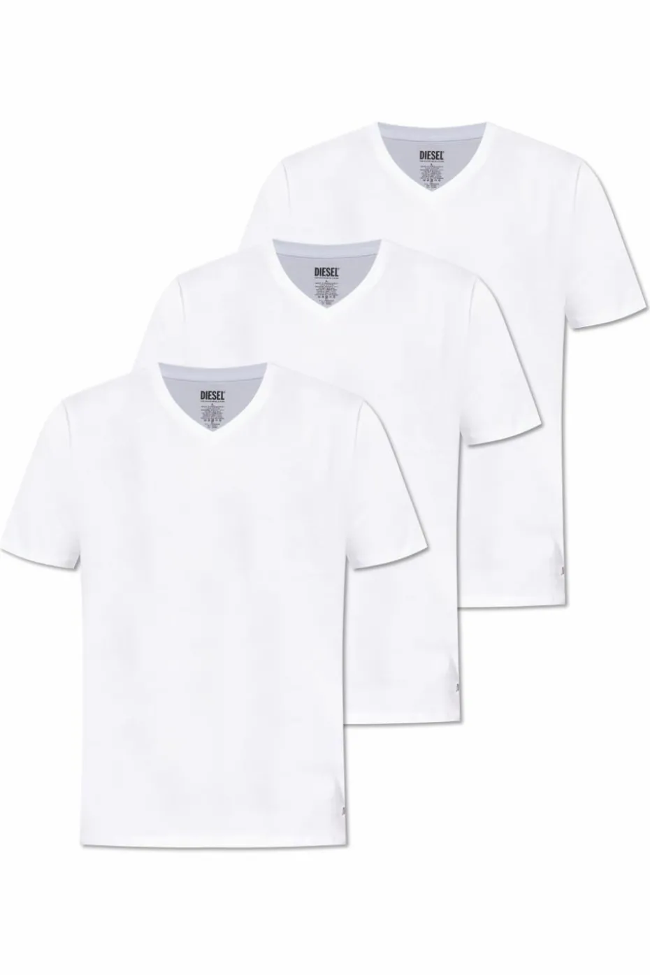 Diesel WHITE Three-pack T-shirts MICHAEL-D-BOX-3PACK