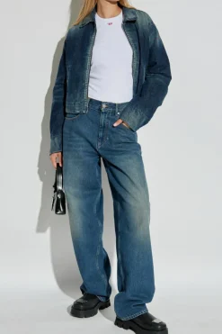 Diesel WHITE Top T-ELE-LONG-D