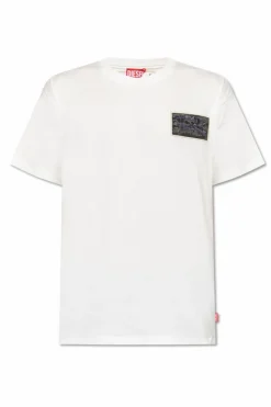 Diesel WHITE T-shirt 'T-NORM-T3'
