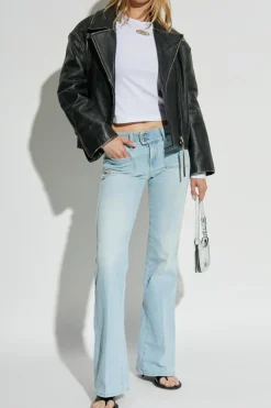 Diesel WHITE T-shirt 'T-UNCUTIE-LONG-LS-OD'