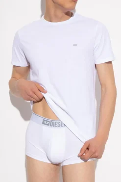 Diesel WHITE ‘UMTEE’ T-shirt 3-pack
