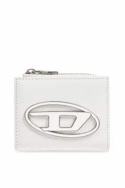 Diesel WHITE Wallet 1DR CARD HOLDER ZIP L