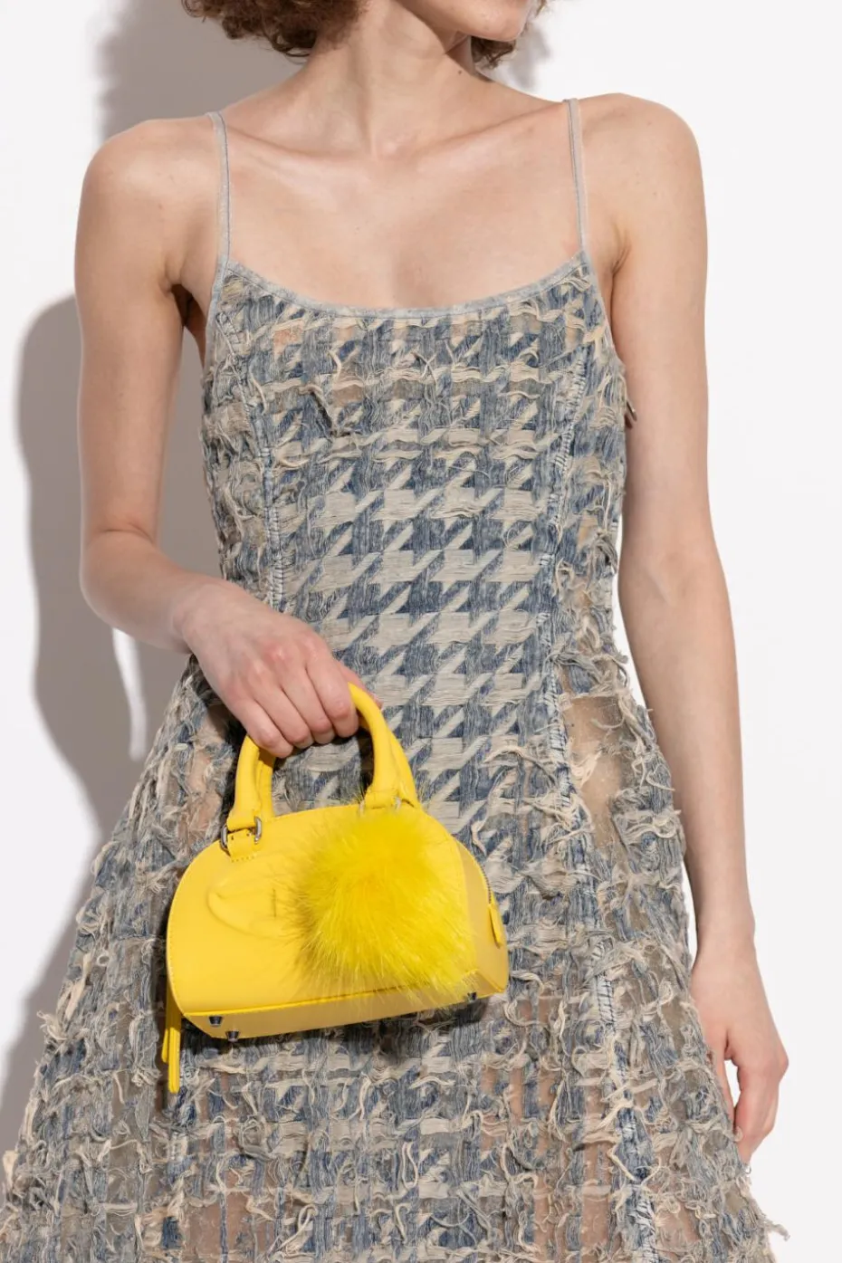 Diesel YELLOW Handbag `1DR 2.0 1DR DOME`