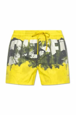 Diesel YELLOW Swim trunks KEN-37-D-POP