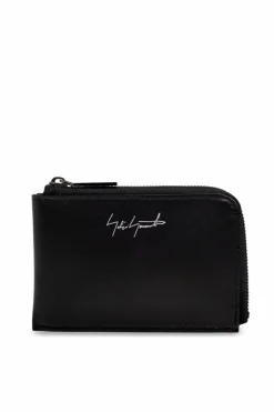 Discord Yohji Yamamoto BLACK Leather wallet