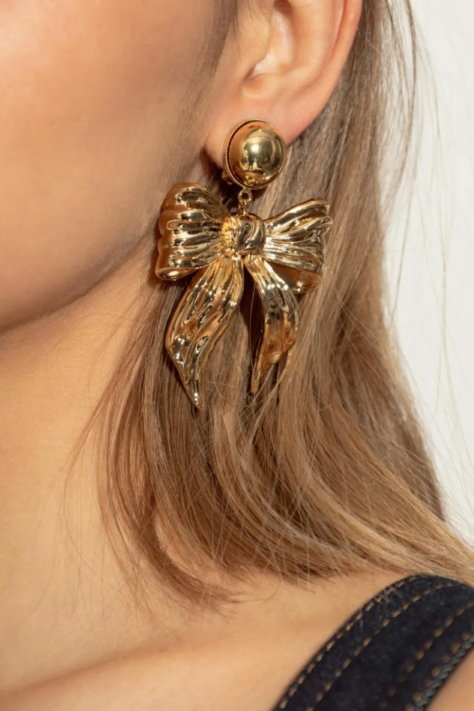 Dolce & Gabbana Bow-shaped clip-on earrings