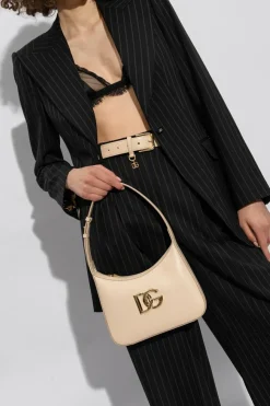Dolce & Gabbana beige ‘3.5’ shoulder bag
