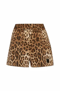 Dolce & Gabbana beige Animal print shorts