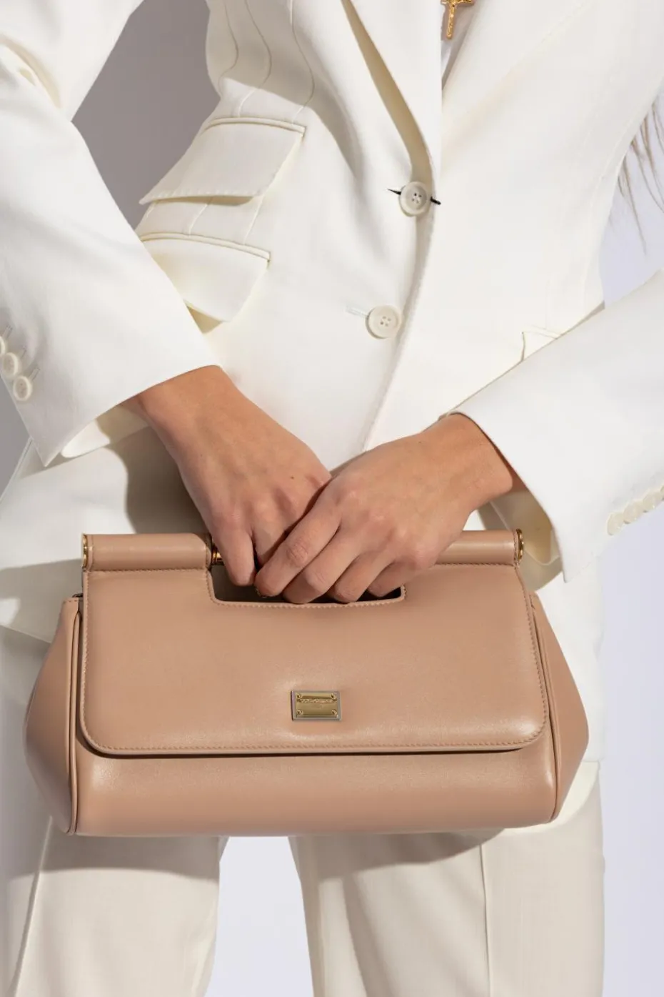 Dolce & Gabbana beige Handbag 'Sicily Medium'