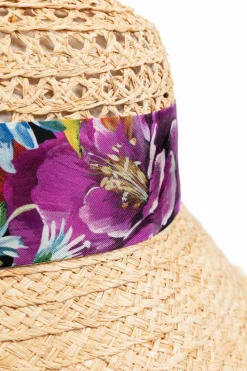 Dolce & Gabbana beige Hat with silk ribbon