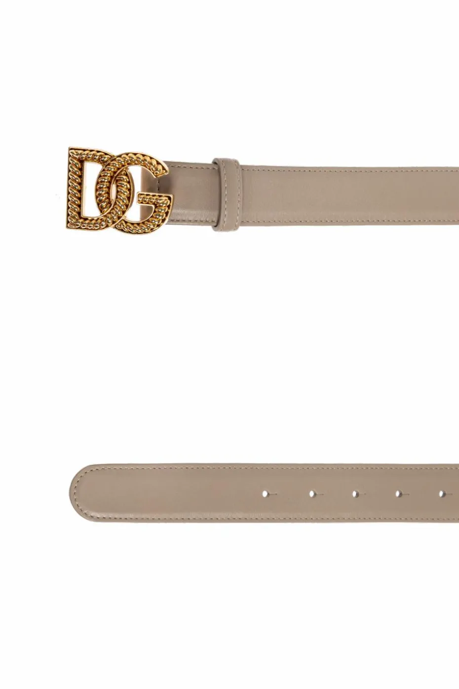 Dolce & Gabbana beige Leather belt