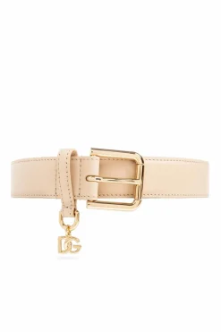 Dolce & Gabbana beige Leather belt