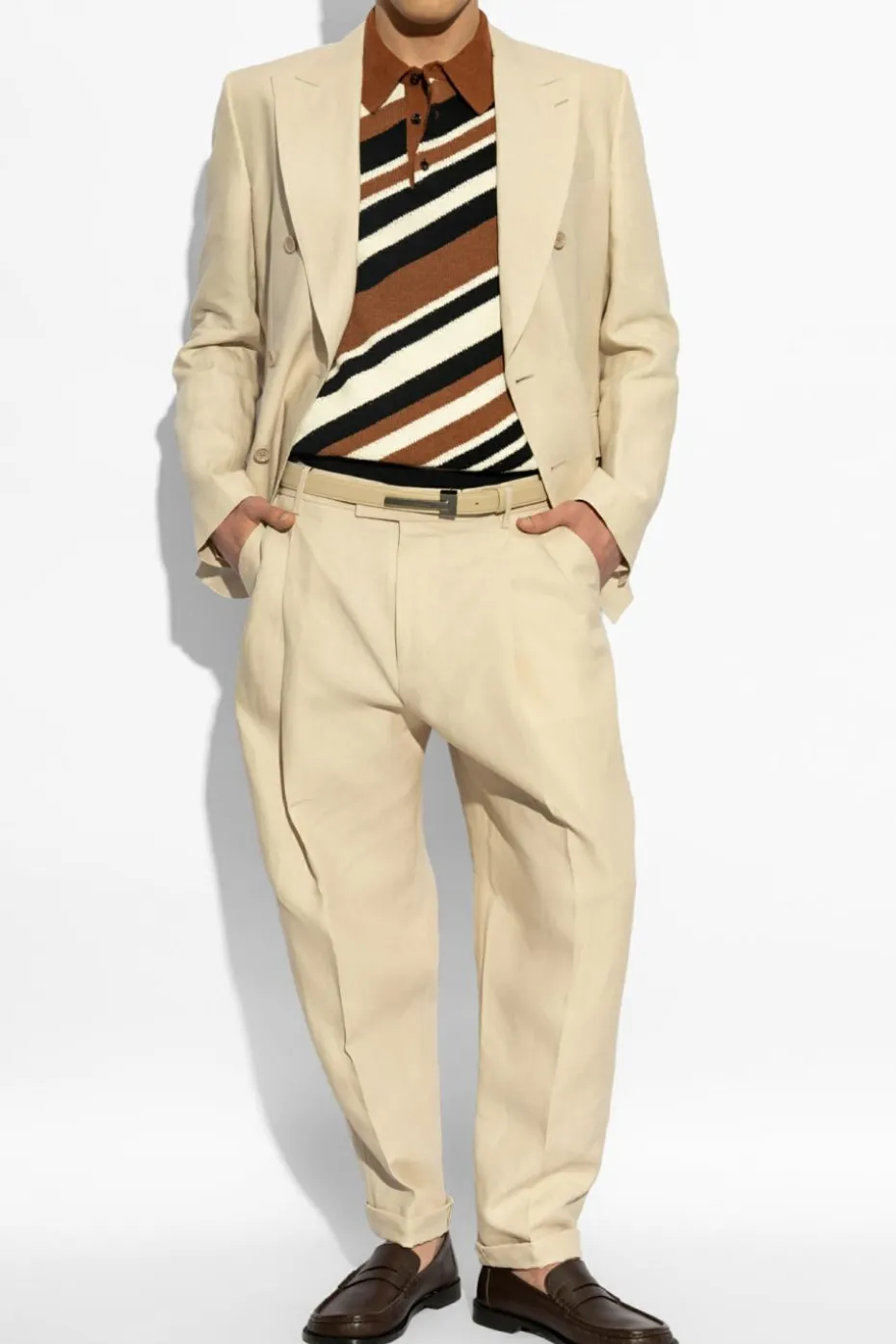Dolce & Gabbana beige Linen blazer