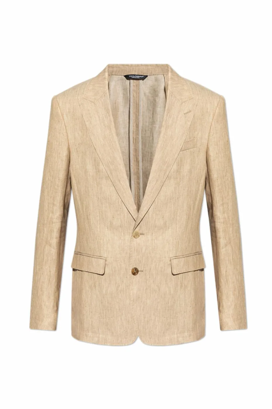 Dolce & Gabbana beige Linen Blazer