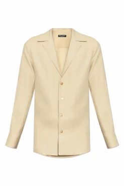 Dolce & Gabbana beige Linen shirt