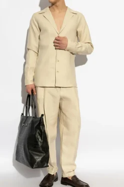 Dolce & Gabbana beige Linen shirt