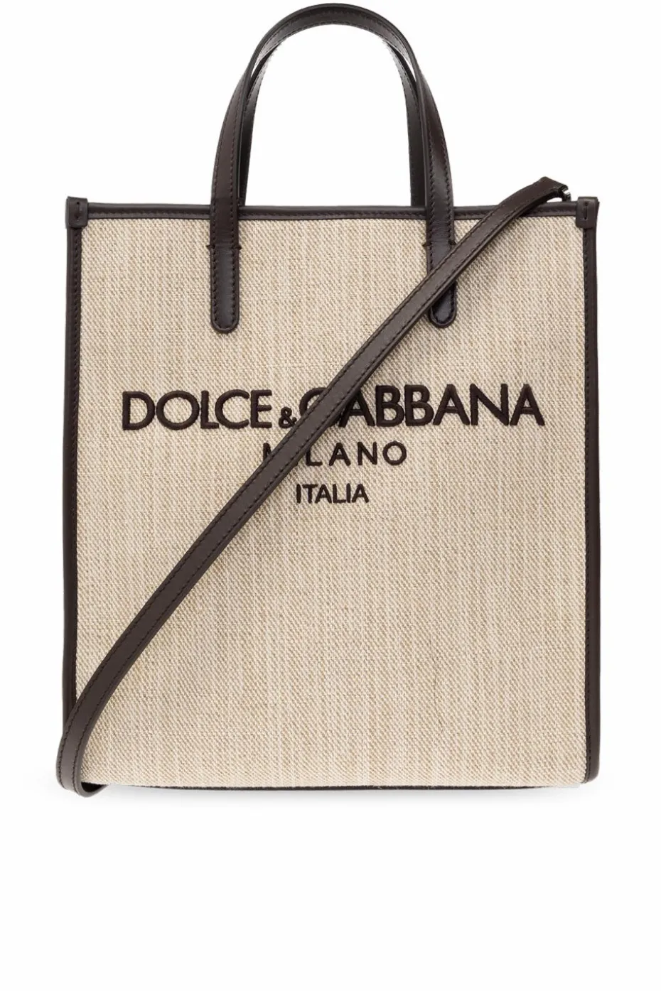 Dolce & Gabbana beige Shopper bag with logo