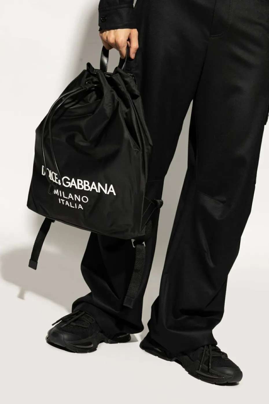 Dolce & Gabbana BLACK Backpack with logo