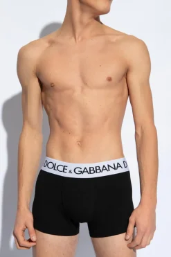 Dolce & Gabbana BLACK Boxers with logo