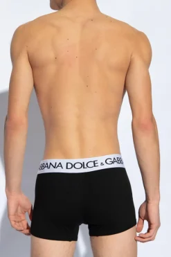 Dolce & Gabbana BLACK Boxers with logo