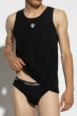 Dolce & Gabbana BLACK Branded T-shirt