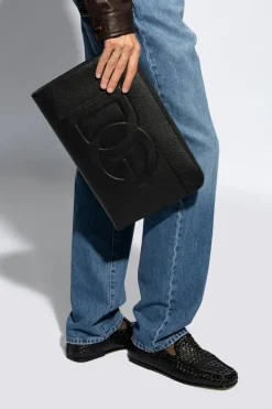Dolce & Gabbana BLACK Briefcase with logo