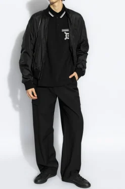 Dolce & Gabbana BLACK Cotton polo with pocket