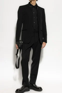 Dolce & Gabbana BLACK Cotton shirt with appliqué