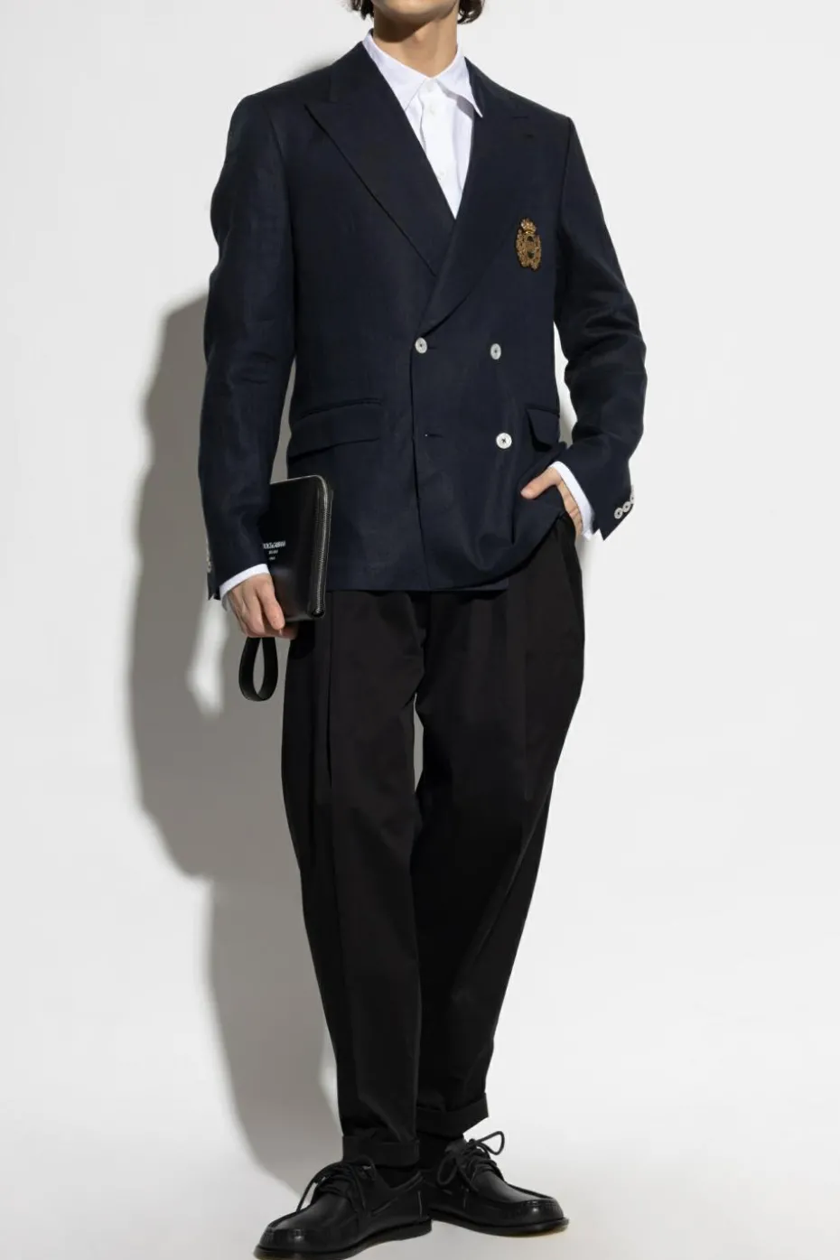 Dolce & Gabbana BLACK Creased pants