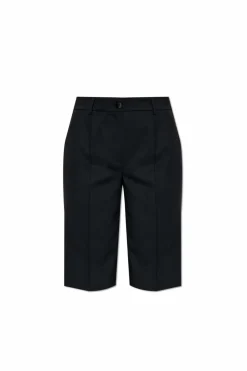 Dolce & Gabbana BLACK Creased shorts