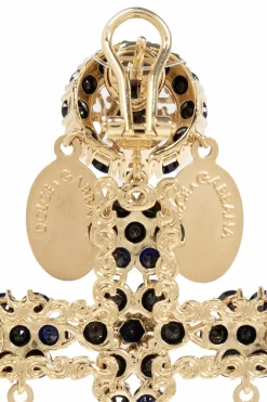Dolce & Gabbana BLACK Earrings with gemstones