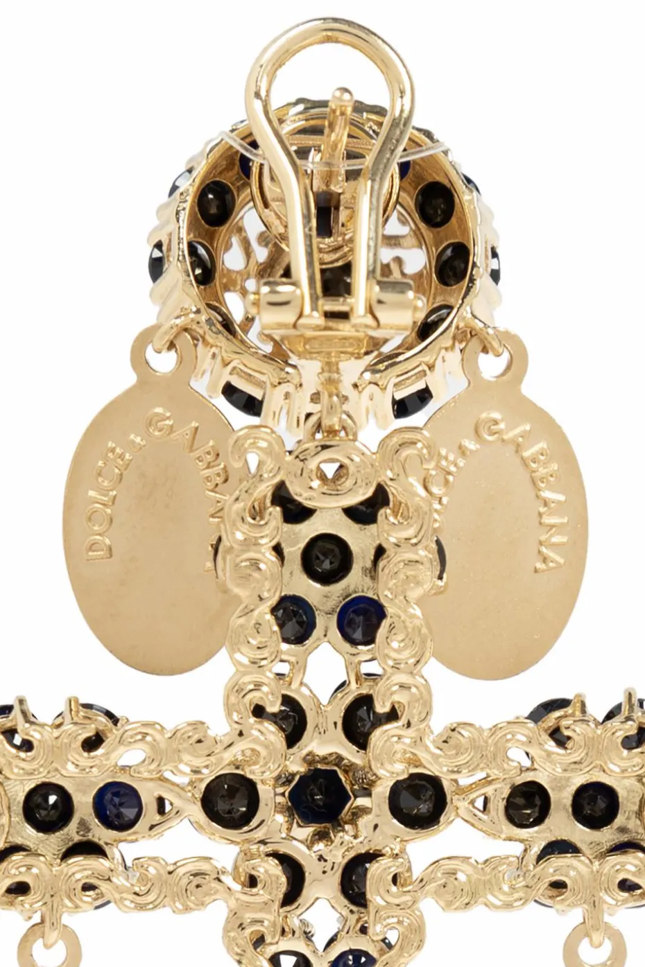 Dolce & Gabbana BLACK Earrings with gemstones