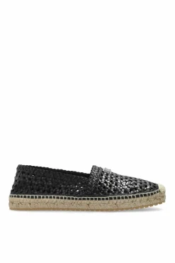 Dolce & Gabbana BLACK Espadrilles with logo appliqué