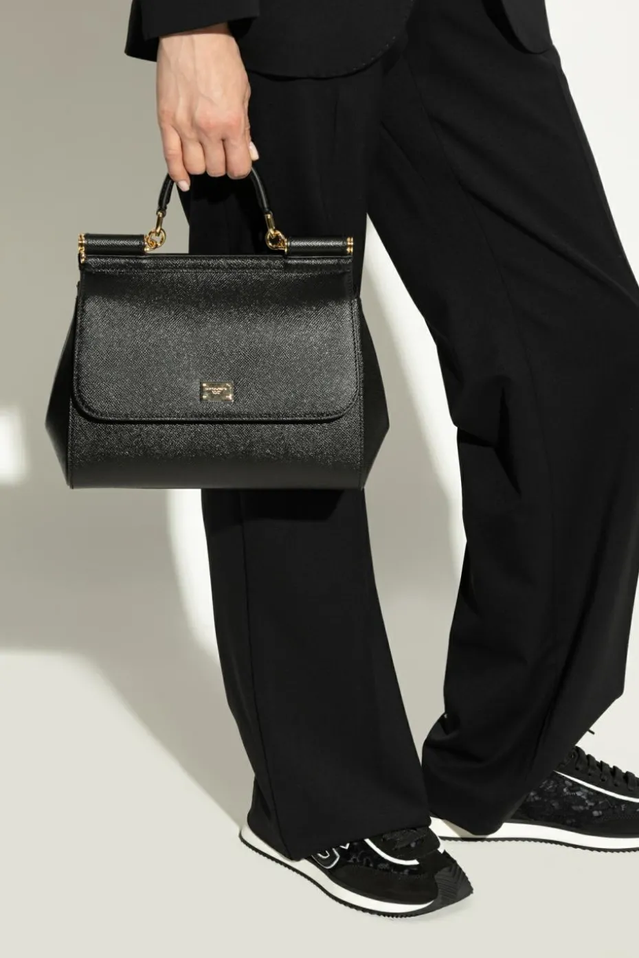 Dolce & Gabbana BLACK Handbag "Sicily Large"