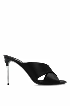 Dolce & Gabbana BLACK Heeled Slippers