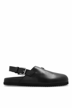 Dolce & Gabbana BLACK Leather shoes with logo