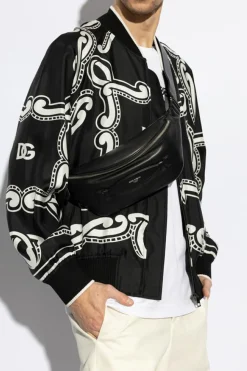 Dolce & Gabbana BLACK Leather fanny pack