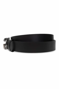 Dolce & Gabbana BLACK Leather belt with logo