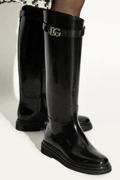 Dolce & Gabbana BLACK Leather boots