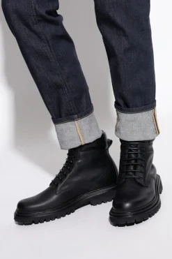 Dolce & Gabbana BLACK Leather ankle boots