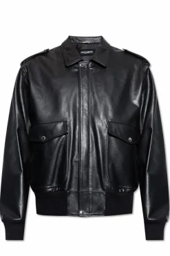 Dolce & Gabbana BLACK Leather jacket