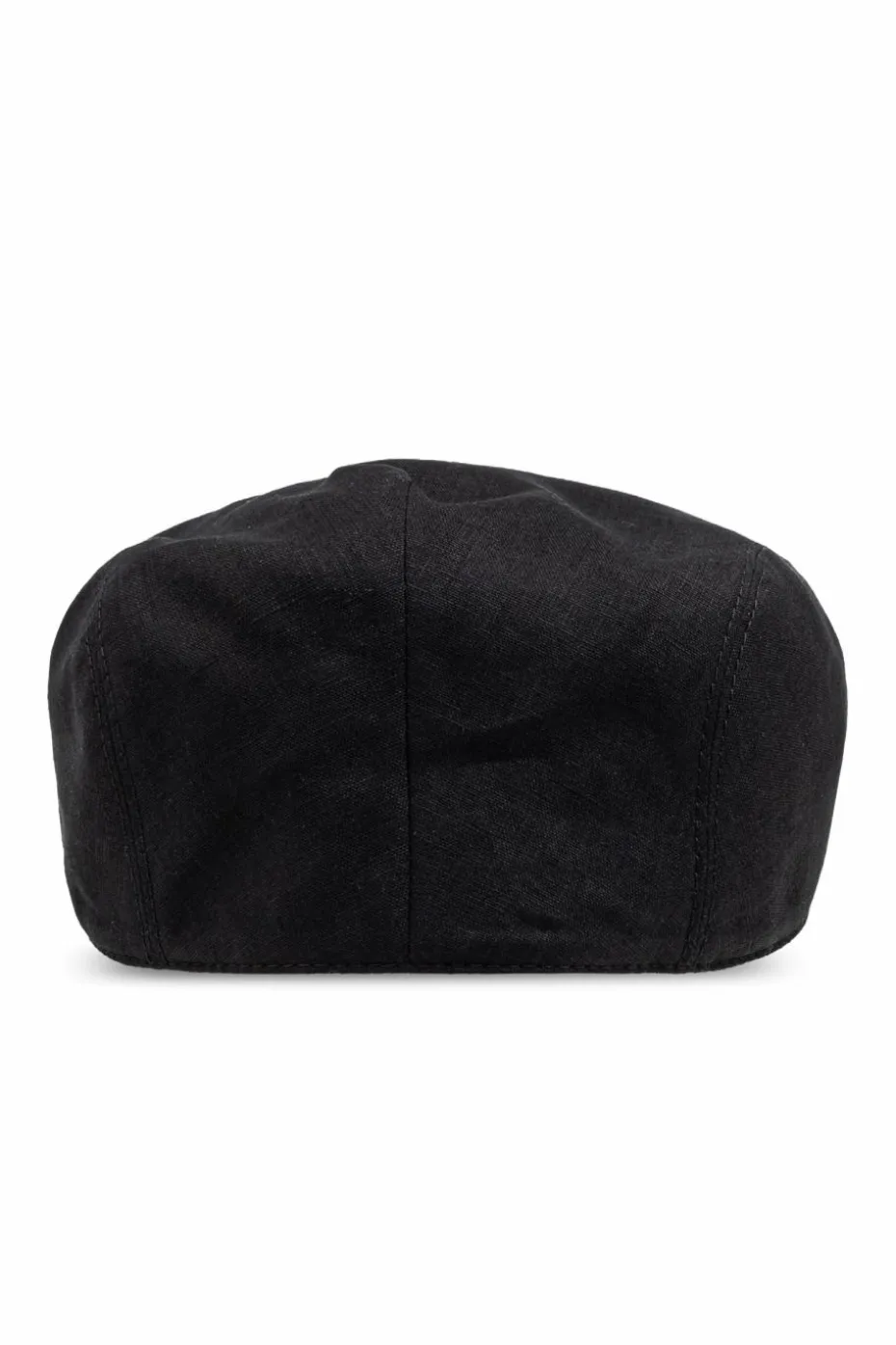 Dolce & Gabbana BLACK Linen flat cap