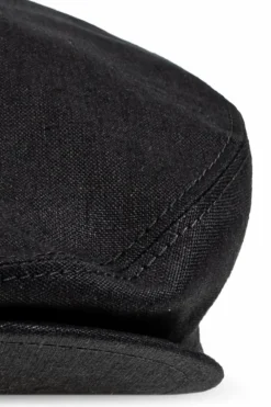Dolce & Gabbana BLACK Linen flat cap